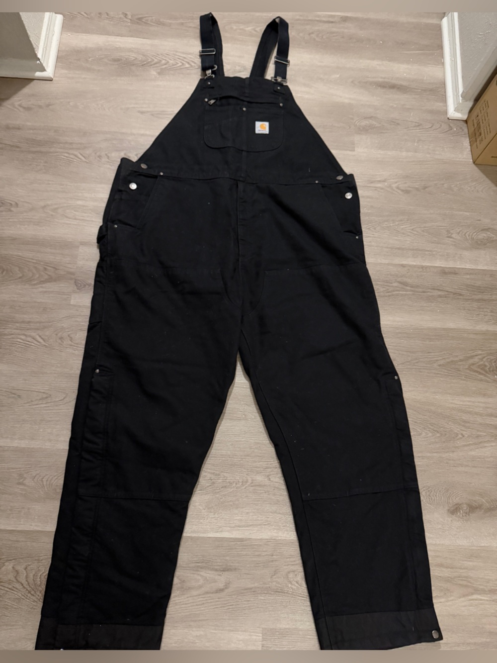 Carhartt Men's Straight Work Jeans - Black Jumpsuit